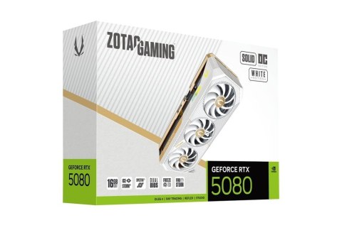 Karta graficzna GeForce RTX 5080 SOLID OC 16GB GDDR7 256bit 3DP/HDMI biała