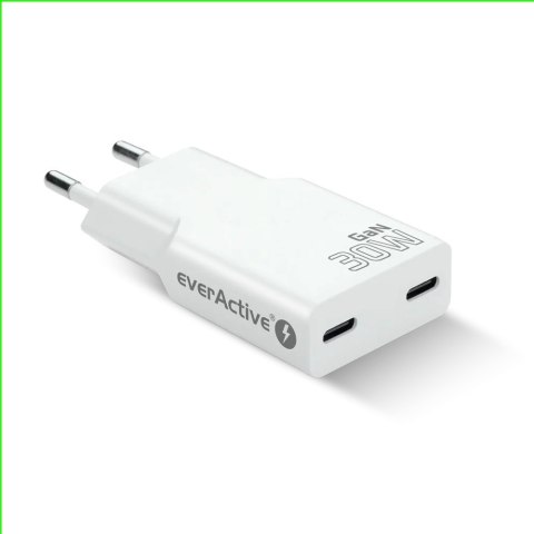 Ładowarka sieciowa SUPER SLIM QC 4+ 30W 2XUSB-C biała SC-385Q