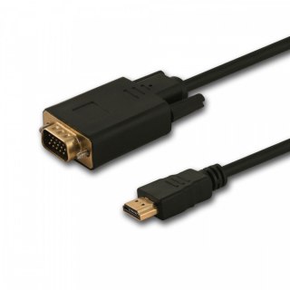 Kabel HDMI (M) - VGA (M) 1,8m CL-197