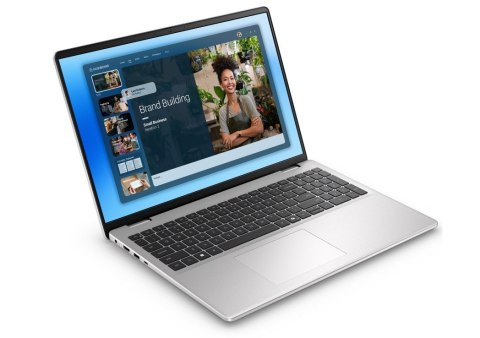 Laptop Dell 16 DC16251 W11P C7-150U|16GB|512GB|Intel Graphics|FgrPr|WLAN + BT|16.0 2.5K|BcklKb|4C|65W|3YPS Platinum Silver