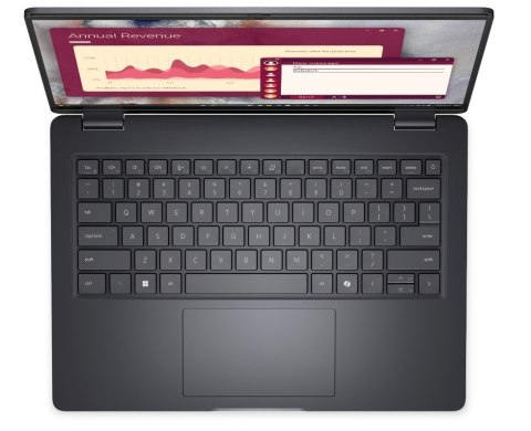 Laptop Dell Pro 14 PC14250 W11P C7 150U/16GB/512GB/FgrPr/FHD IR Cam&Mic/WLAN+BT|14.0 FHD+|BcklKb/3C/65W/3YPS Magnetite color, te