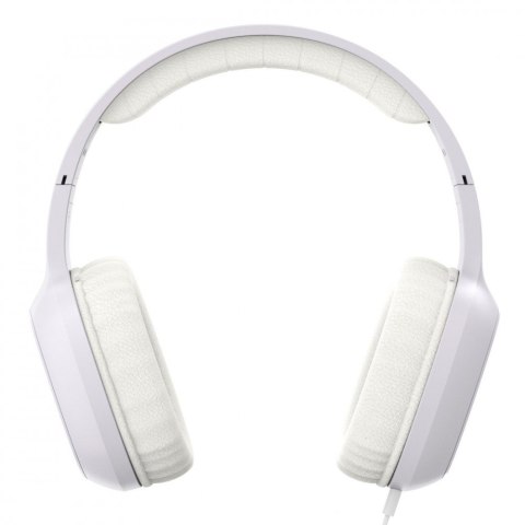 Słuchawki nauszne Fun C z mikrofonem białe