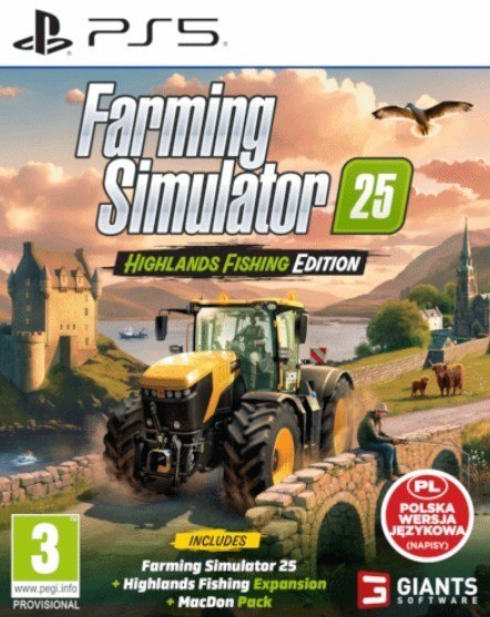 Gra Play Station 5 Farming Simulator 25 Highlands Fishing Edition