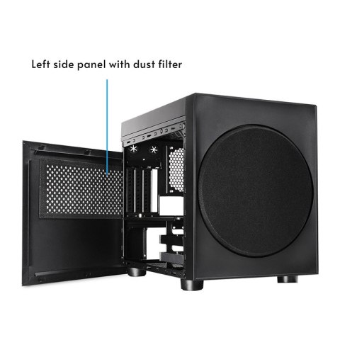 Obudowa CI-03B-OP mATX The Cube czarna