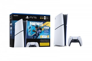 Konsola Playstation 5 Digital Slim Chassis E + Fortnite pakiet Rozkwitający Chaos