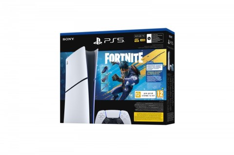 Konsola Playstation 5 Digital Slim Chassis E + Fortnite pakiet Rozkwitający Chaos