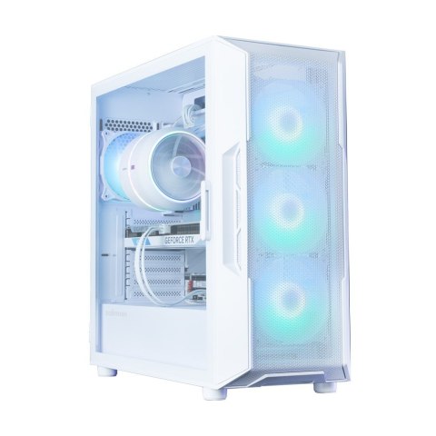 Obudowa I3 NEO V2 Mid Tower ARGB fan x4 biała