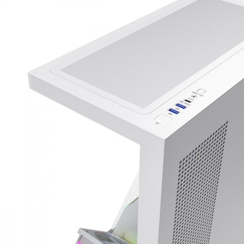 Obudowa PC VOLCANO STELLAR PLUS ARGB MIDI 5F Biała