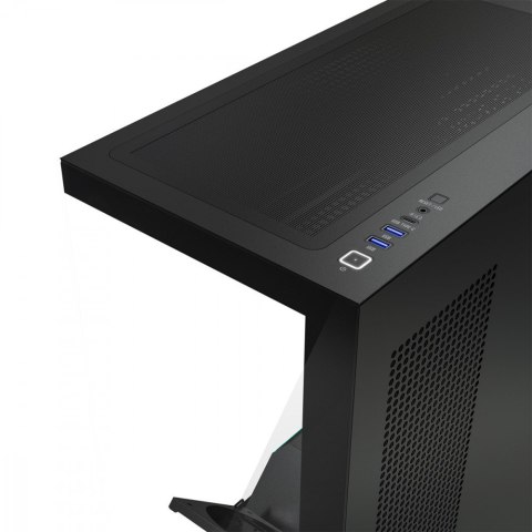 Obudowa PC VOLCANO STELLAR PLUS ARGB MIDI NF Czarna