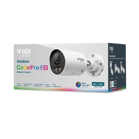Kamera InSight S345S(4mm) VIGI 4MP Outdoor ColourPro 2.0 Bullet Network Camera