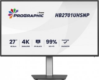 Monitor 27 cali ProGraphic HB2701UHSNP-B1 4K,IPS BLACK 2.0,450cd,VESA USB-c dock(PD:96W),HDMI,DP,DAISY/CHAIN,4xUSB,RJ45,3000:1,s