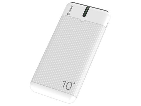 PowerBank EnerGo 10000mAh biało-czarny