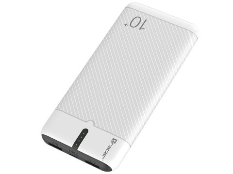 PowerBank EnerGo 10000mAh biało-czarny