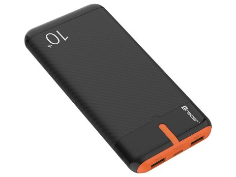 PowerBank EnerGo 10000mAh czarno-pomarańczowy
