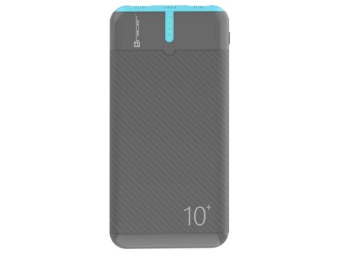 PowerBank EnerGo 10000mAh szaro-niebieski