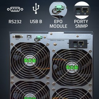 Zasilacz awaryjny UPS 3-fazowy | 10kVA | LCD | EPO | USB | On-line | High frequency