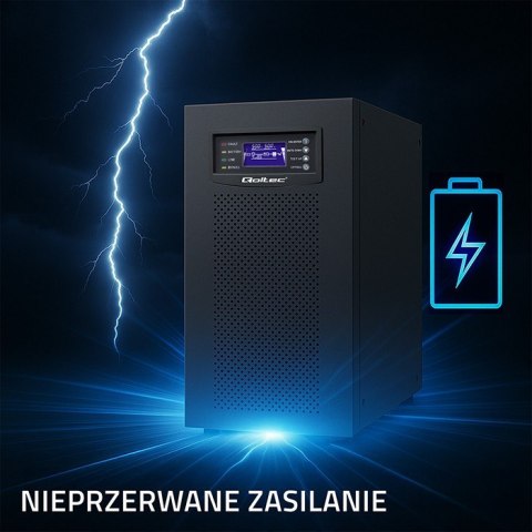 Zasilacz awaryjny UPS 3-fazowy | 15kVA | 12kW | LCD | EPO | USB |On-line | High frequency