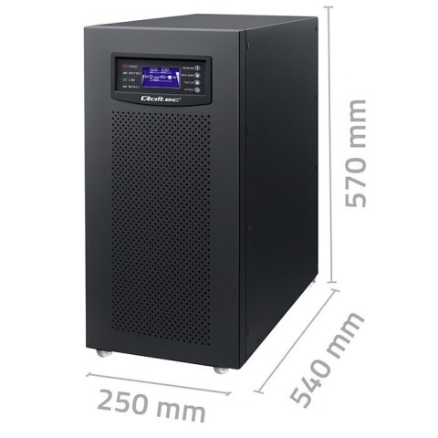 Zasilacz awaryjny UPS 3-fazowy | 15kVA | 12kW | LCD | EPO | USB |On-line | High frequency
