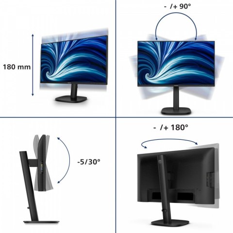 Monitor 24.1 cala 24B2N3200D IPS 16:10 100Hz HDMI DP VGA Pivot