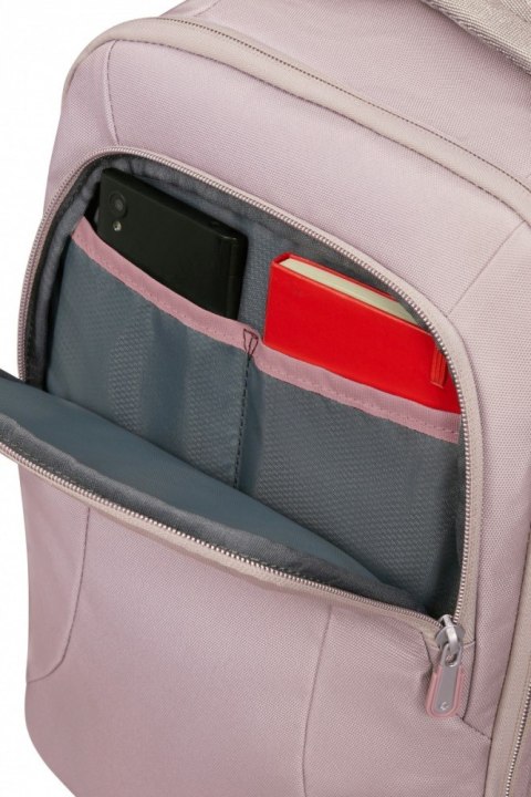 Plecak kabinowy (Ryanair) na laptopa 14.1 cala Guardit Classy XS różowo-szary