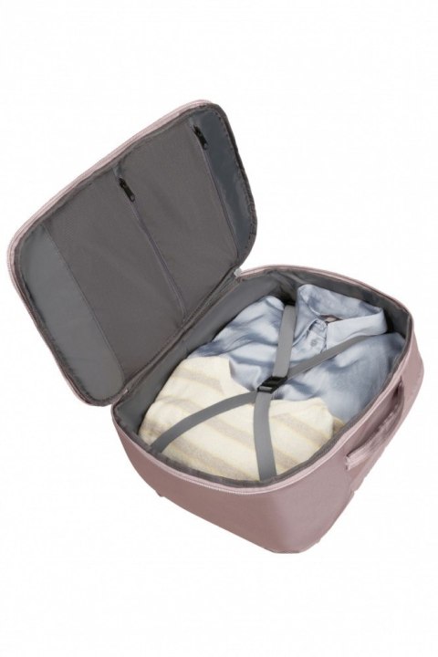 Plecak kabinowy na laptopa 15.6 cala Guardit Classy M różowo-szary