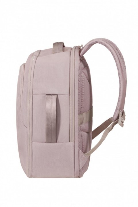 Plecak kabinowy na laptopa 15.6 cala Guardit Classy M różowo-szary