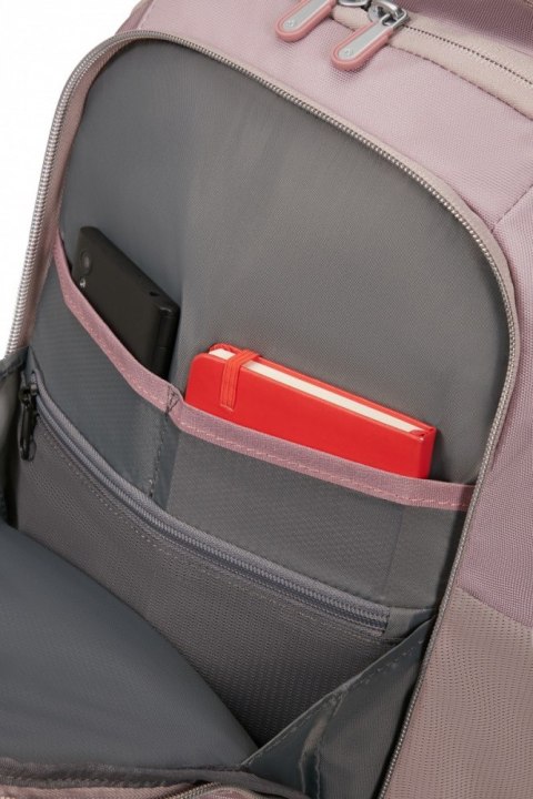 Plecak na laptopa 15.6 cala Guardit Classy różowo-szary