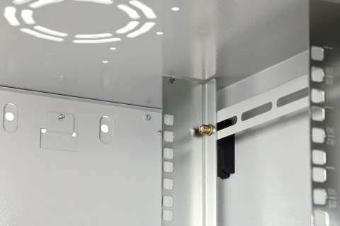 Szafa sieciowa wisząca Dynamic 19" 7U rack 385x600x450mm, drzwi szyba, szara, niezłożona, 60kg