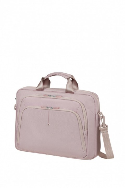 Torba na laptopa 15.6 cala Guardit Classy różowo-szara