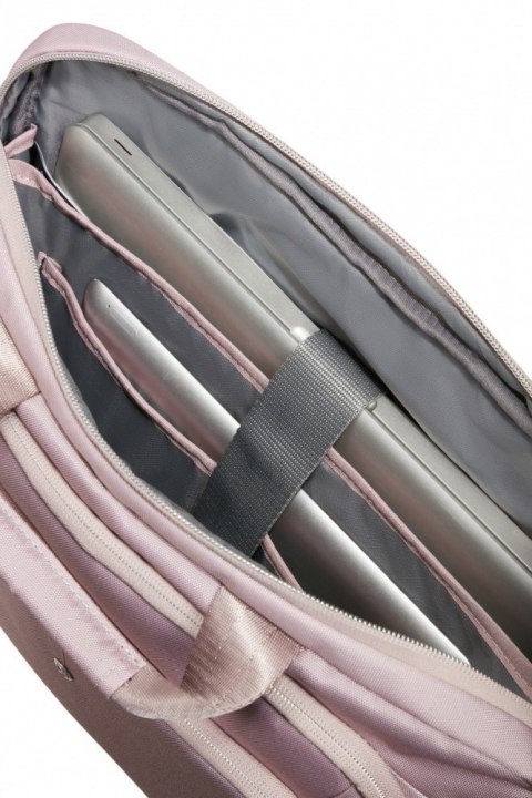 Torba na laptopa 15.6 cala Guardit Classy różowo-szara