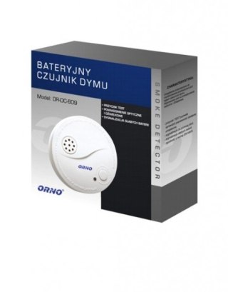OR-DC-609 Czujnik dymu, bateryjny