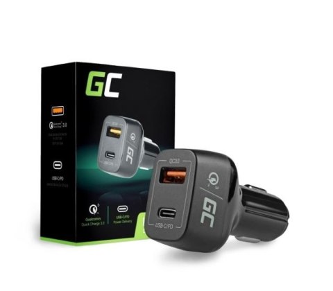 Ładowarka Samochodowa USB-C PD 42W, USB QC 3.0 Ładowarka Samochodowa USB-C PD 42W, USB QC 3.0
