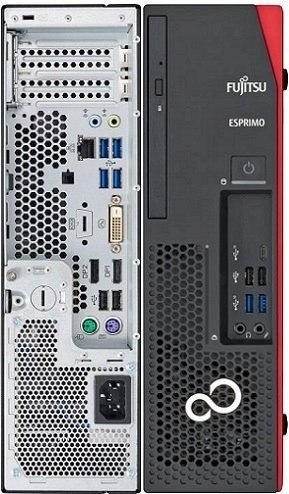 Komputer poleasingowy Fujitsu Esprimo D738 SFF Core i5-8500 (8-gen.) 3,0 GHz / 16 GB / 240 SSD / Win 11 Pro