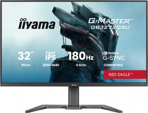 Monitor 31.5 cala GB3272QSU-B1 QHD,IPS,180Hz,2xHDMI,DP,400CD, 2xUSB 3.2 , 2xUSB-C,G-SYNC Compatible, 2x5W, , HAS 150