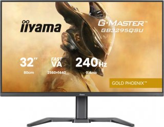 Monitor G-Master 31.5 cala GB3295QSU-B1 QHD,FastVA,240Hz,2xHDMI,DP,400cd,0,4ms, 2xUSB 3.2 , 2xUSB-C, HAS 150, FreeSync Premium -