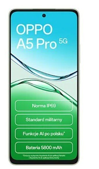 Smartfon A5 Pro 5G 8/256GB Zielony CPH2695