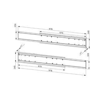 Adapter z podwójnym ekranem ADM-875WH2 ADAP.2XLCD 42-65 cali X2