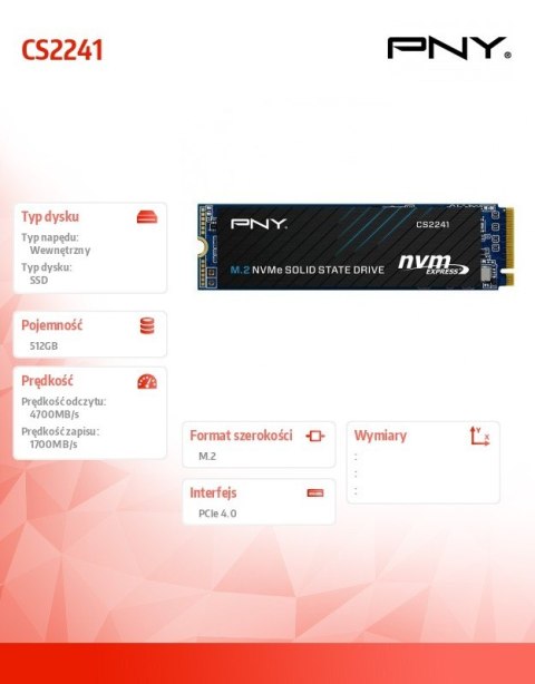 Dysk SSD 512GB M.2 2280 BULK M280CS2241-512-BLK
