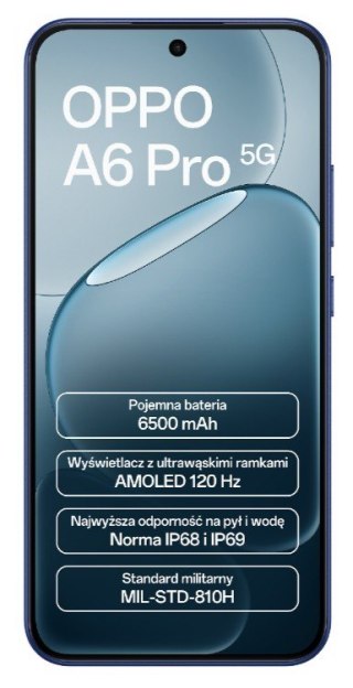 Smartfon A6 Pro 5G 8/256GB Niebieski CPH2781