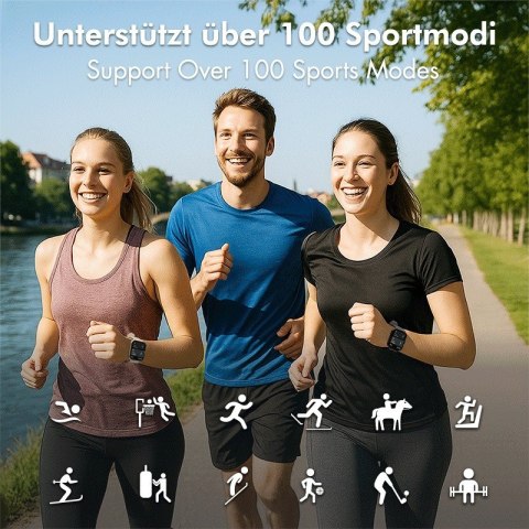 Smartwatch LCD, BT5.2 IP68