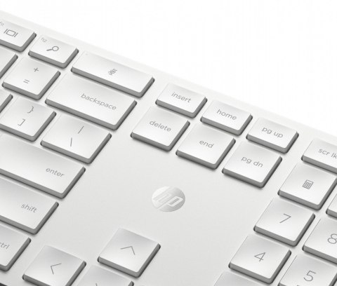 Zestaw klawiatura i mysz 650 bezprzewodowy biały 4R016AA#ABB