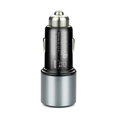 Ładowarka samochodowa CC-60Q QC3.0 83W 1X USB + 1X USB-C PD czarna