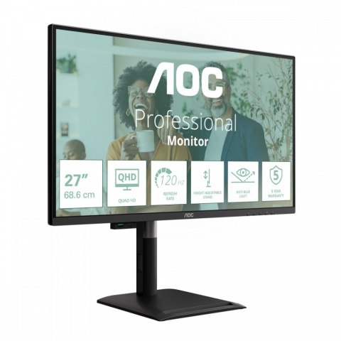 Monitor Q27P4CV 27 cali IPS 120 Hz HDMI DP RJ45 USB-C Pivot Głośniki
