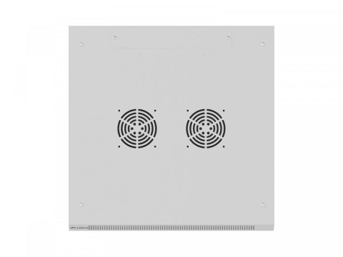 Szafa instalacyjna rack wisząca 19 cali 6U 600x600 szara drzwi perforowane (flat pack)