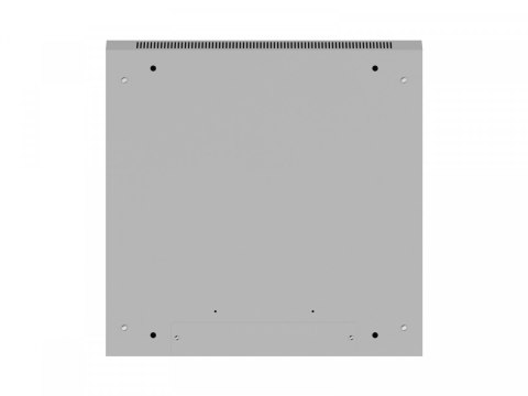 Szafa instalacyjna rack wisząca 19 cali 6U 600x600 szara drzwi perforowane (flat pack)