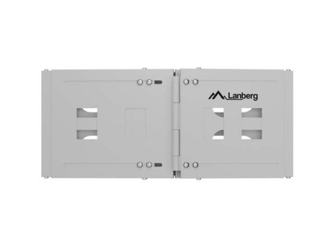 Uchwyt ścienny rack 19" 4U 497x400/240 szary