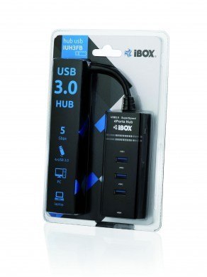 Hub USB 3.0 IUH3FB (4xUSB 3.0) czarny