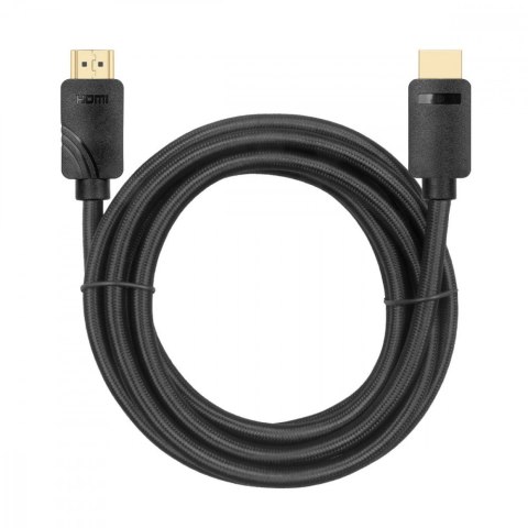 Kabel HDMI v 2.1 premium 5m czarny