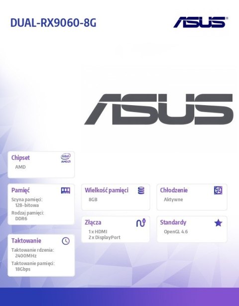 Karta graficzna Dual Radeon RX 9060 8GB GDDR6 HDMI/2DP
