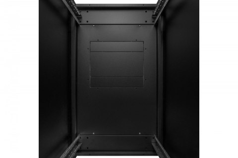 Szafa sieciowa stojąca Hyper Pro 19" 26U rack 600x1000, drzwi przód perforacja, czarna 1000kg